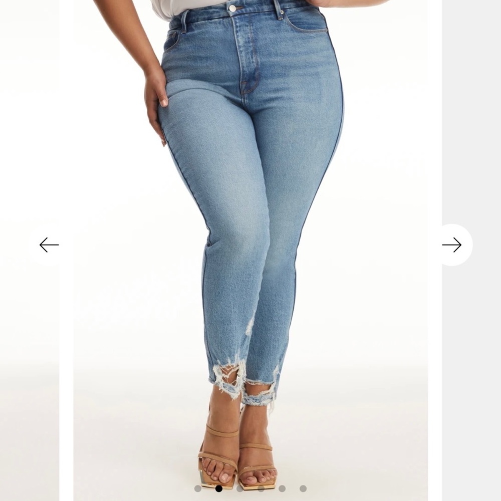 Good American - Good Curve Skinny Crop Jeans